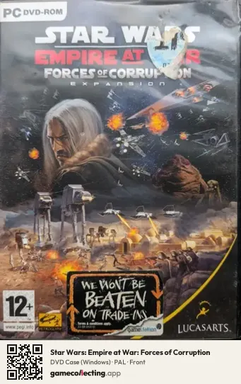 Star Wars: Empire at War: Forces of Corruption Computer, PAL box front