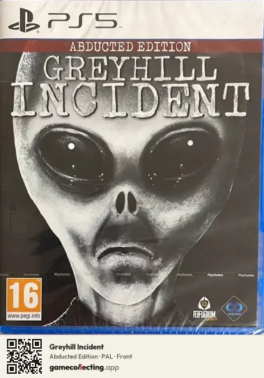 Greyhill Incident PlayStation 5, PAL box front