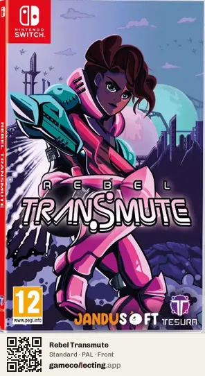Rebel Transmute Nintendo Switch, PAL box front