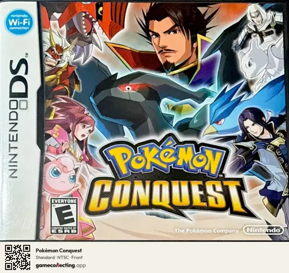 Pokémon Conquest Nintendo DS, NTSC box front