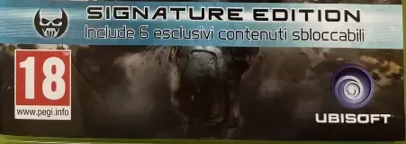 Tom Clancy's Ghost Recon: Future Soldier, the PEGI square on its front