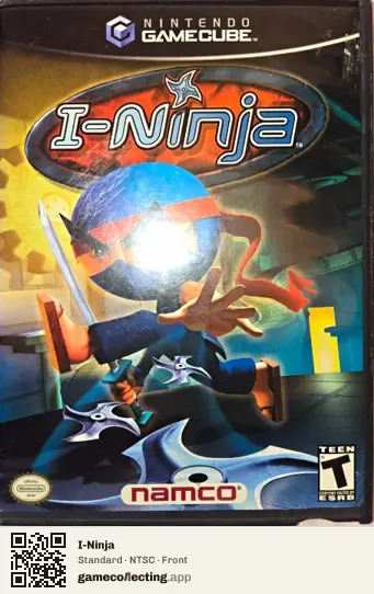 I-Ninja Nintendo GameCube, NTSC box front
