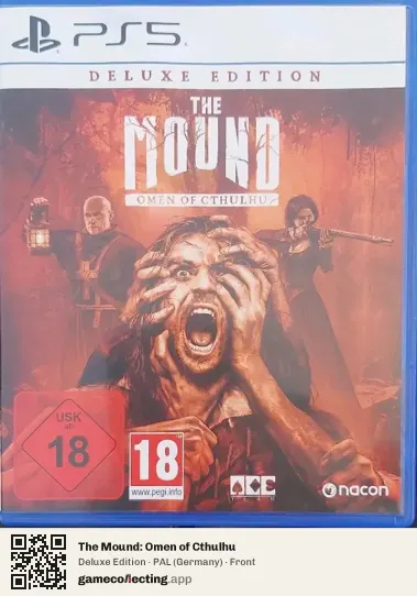 The Mound: Omen of Cthulhu PlayStation 5, Germany box front