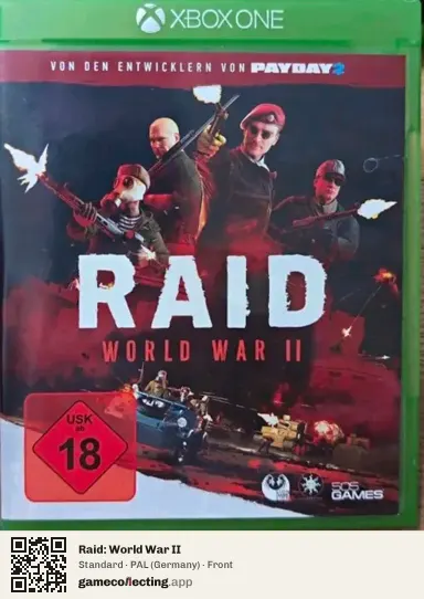 Raid: World War II Xbox One, Germany box front