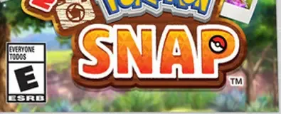 New Pokémon Snap, the ESRB box on its front