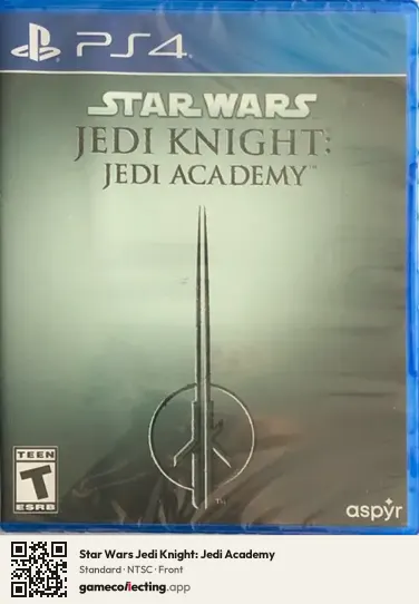Star Wars Jedi Knight: Jedi Academy PlayStation 4, NTSC box front