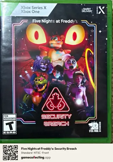 Five Nights at Freddy's: Security Breach Xbox Series X, NTSC box front