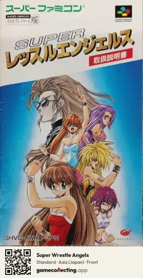 Super Wrestle Angels Super Nintendo Entertainment System, Asia box front