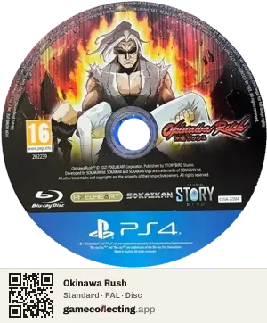 Okinawa Rush PlayStation 4, PAL disc