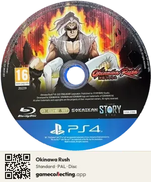 Okinawa Rush PlayStation 4, PAL disc