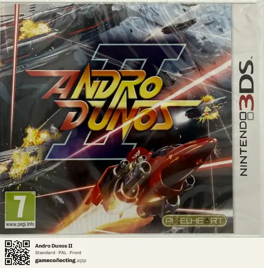 Andro Dunos II Nintendo 3DS, PAL box front