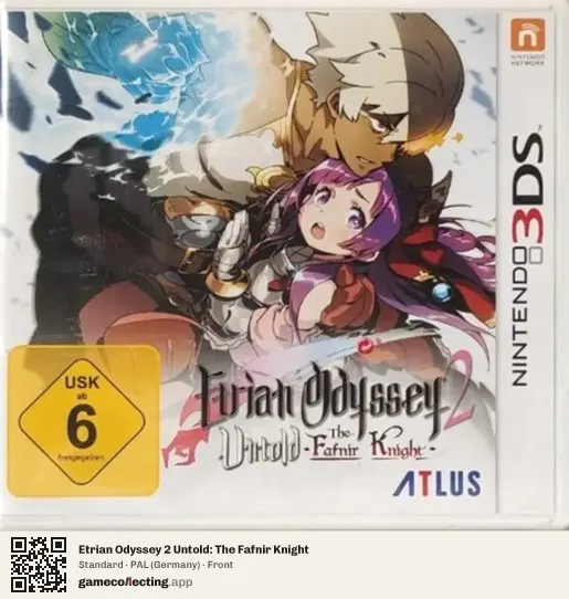 Etrian Odyssey 2 Untold: The Fafnir Knight Nintendo 3DS, Germany box front