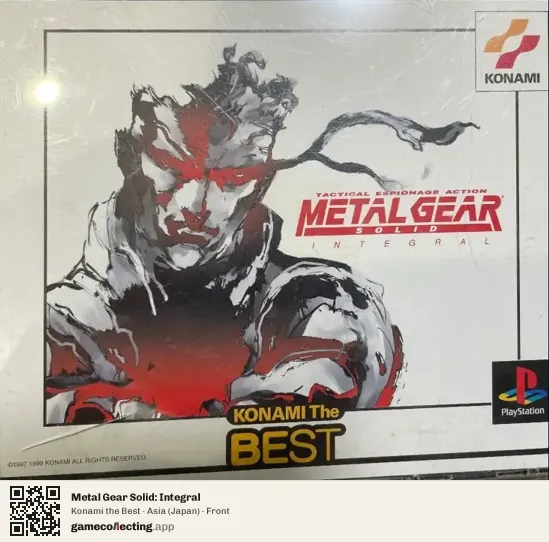 Metal Gear Solid: Integral PlayStation, Asia box front