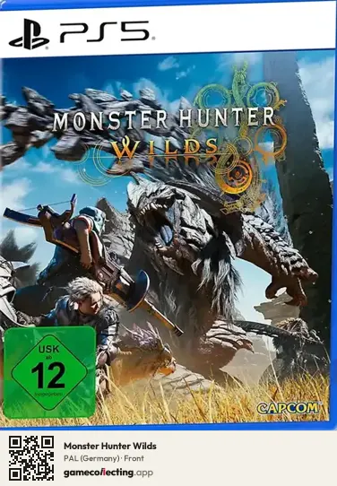 Monster Hunter Wilds PlayStation 5, Germany box front