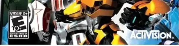 Transformers Prime: The Game, the ESRB box on its front