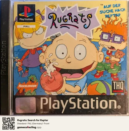 Rugrats: Search for Reptar PlayStation, Germany box front