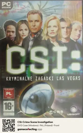 CSI: Crime Scene Investigation Computer, Poland box front