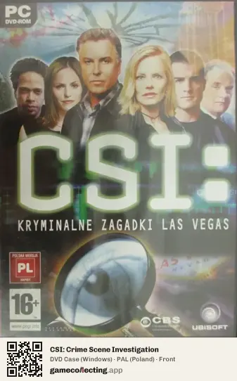 CSI: Crime Scene Investigation Computer, Poland box front