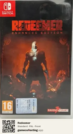 Redeemer Nintendo Switch, PAL box front