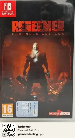 Redeemer Nintendo Switch, PAL box front