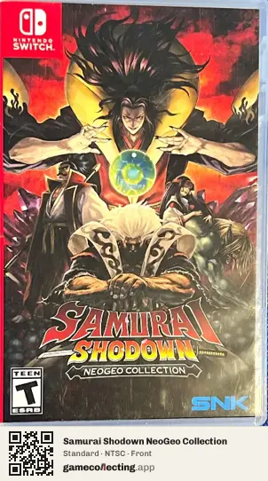 Samurai Shodown NeoGeo Collection Nintendo Switch, NTSC box front