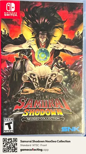 Samurai Shodown NeoGeo Collection Nintendo Switch, NTSC box front