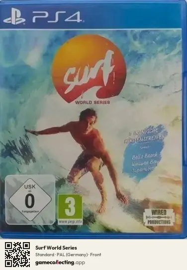 Surf World Series PlayStation 4, Germany box front