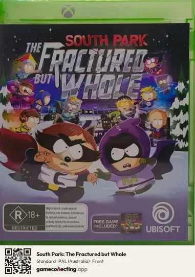 South Park: The Fractured but Whole Xbox One, Australia box front
