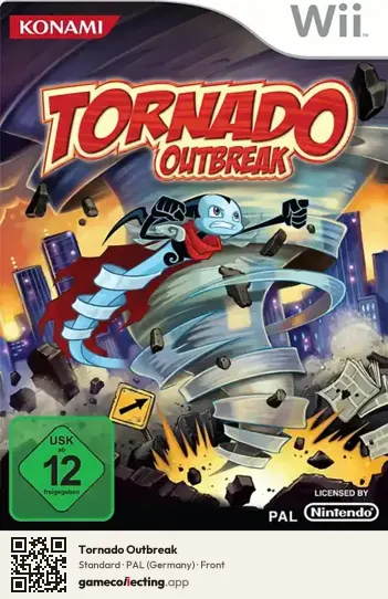 Tornado Outbreak Nintendo Wii, Germany box front
