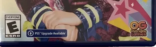JoJo Siwa: Worldwide Party, the ESRB box on its front