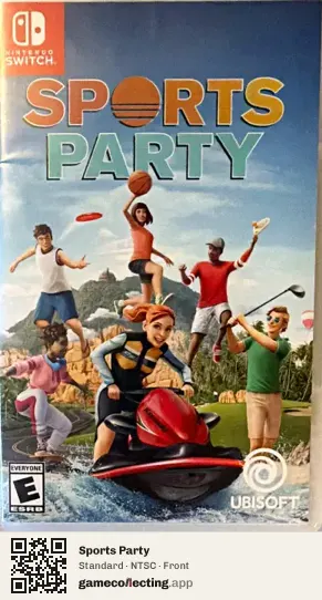 Sports Party Nintendo Switch, NTSC box front