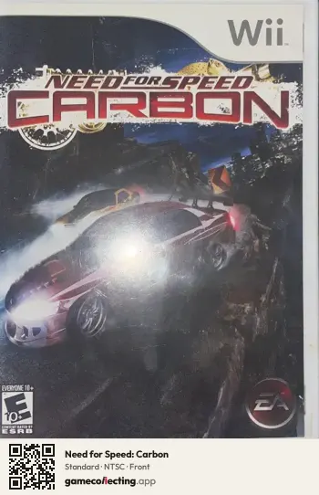 Need for Speed: Carbon Nintendo Wii, NTSC box front