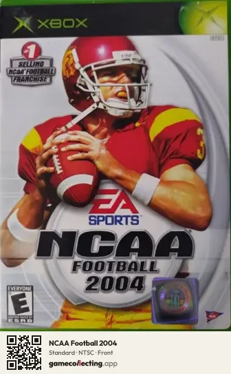 NCAA Football 2004 Xbox, NTSC box front