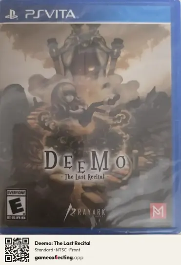 Deemo: The Last Recital PlayStation Vita, NTSC box front