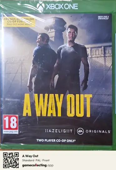 A Way Out Xbox One, PAL box front