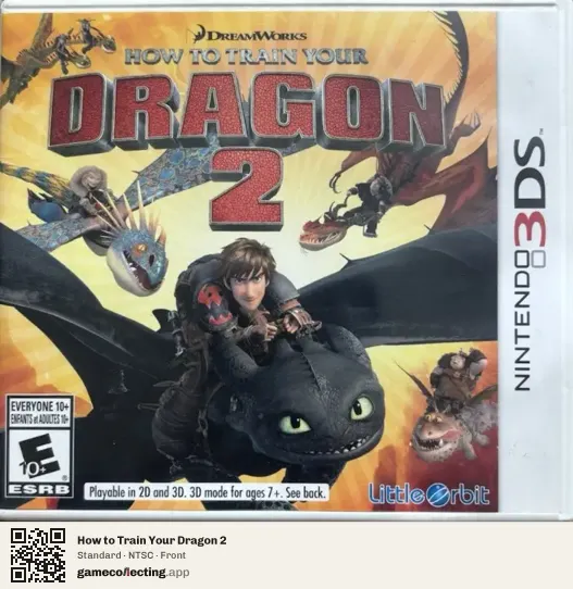 How to Train Your Dragon 2 Nintendo 3DS, NTSC box front