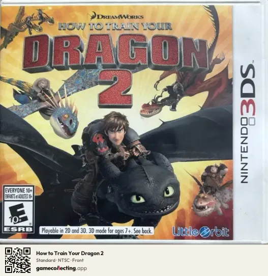 How to Train Your Dragon 2 Nintendo 3DS, NTSC box front