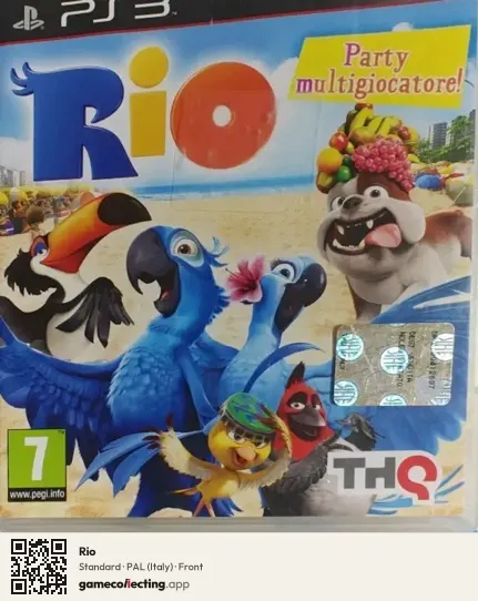 Rio PlayStation 3, Italy box front