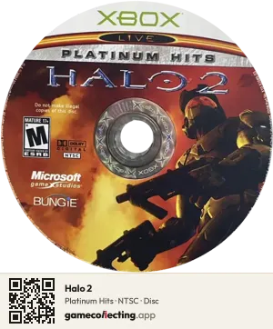 Halo 2 Xbox, NTSC disc