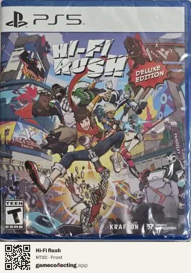 Hi-Fi Rush PlayStation 5, NTSC box front