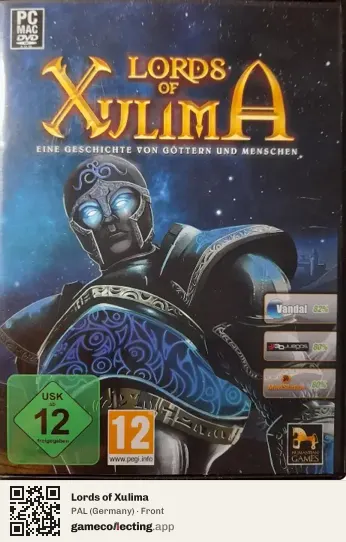 Lords of Xulima Computer, Germany box front