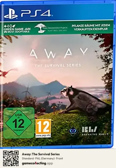 Away: The Survival Series PlayStation 4, Germany box front