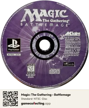 Magic: The Gathering - Battlemage PlayStation, NTSC disc