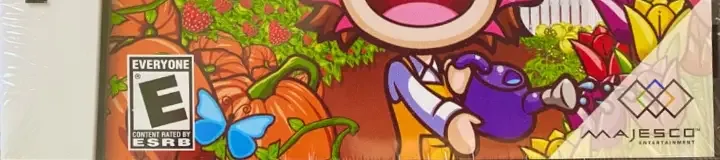 Gardening Mama, the ESRB box on its front