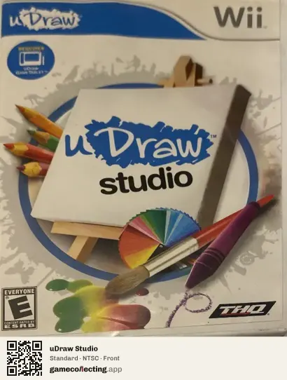 uDraw Studio Nintendo Wii, NTSC box front