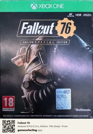 Fallout 76 Xbox One, Italy box front