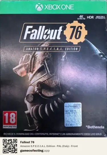 Fallout 76 Xbox One, Italy box front
