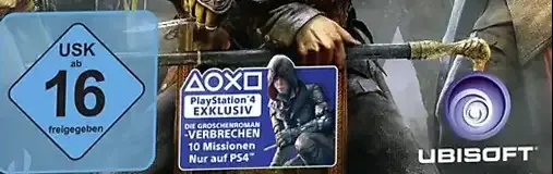 Assassin's Creed Syndicate, the USK square on its front