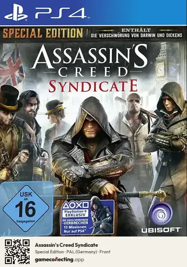 Assassin's Creed Syndicate PlayStation 4, Germany box front