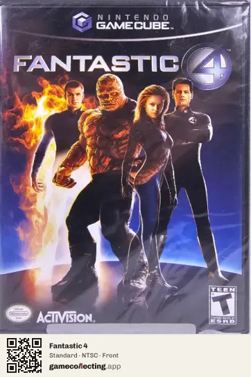 Fantastic 4 Nintendo GameCube, NTSC box front